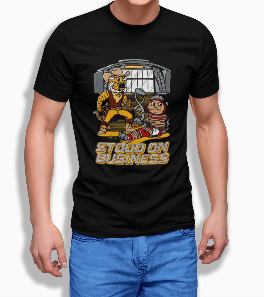 Stood On Business Mizzou Tiger Enforcer With Captive Buckeye T-Shirt