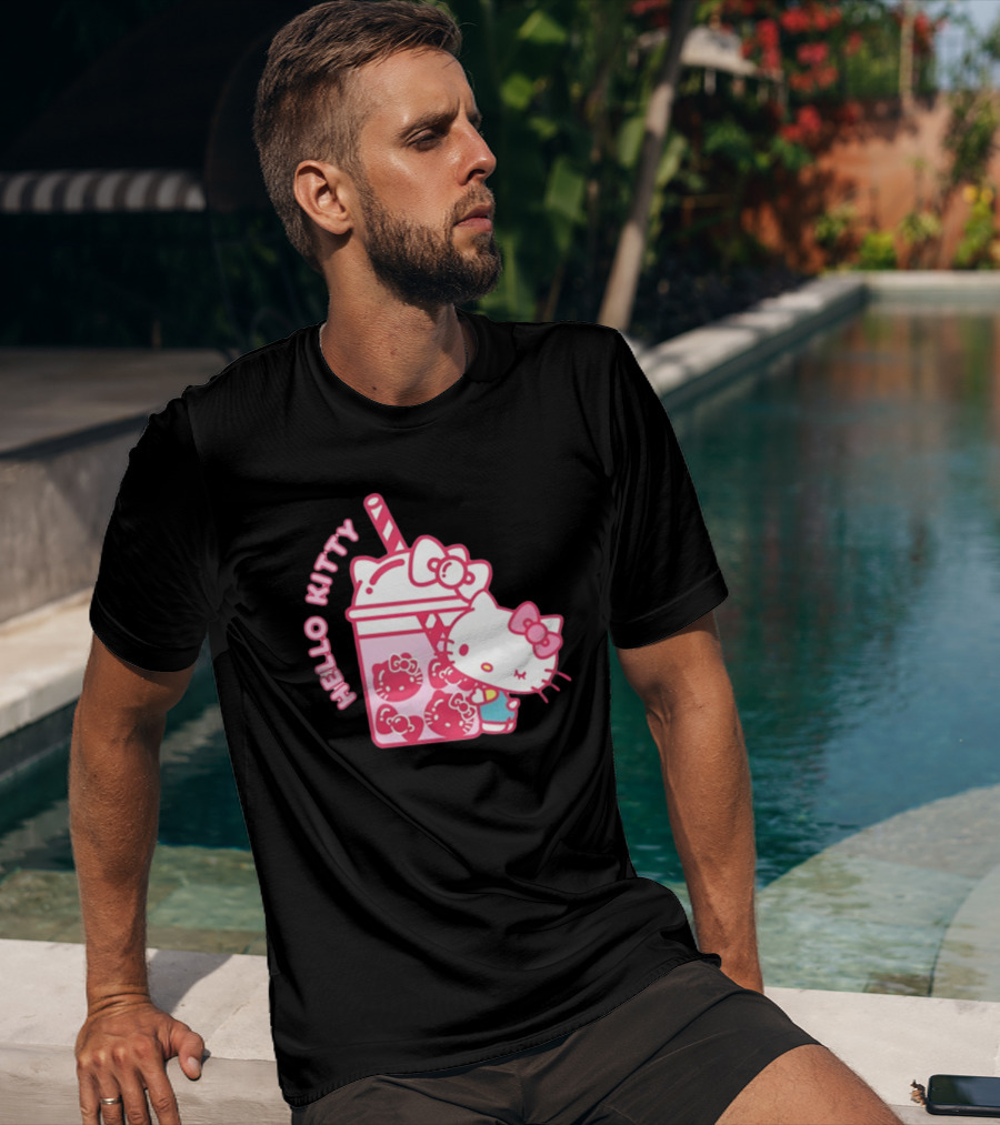 Hello Kitty Bubble Tea Drink Cute T-Shirt
