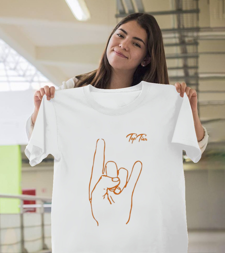 Top Tier Texas Hand Gesture Line T-Shirt