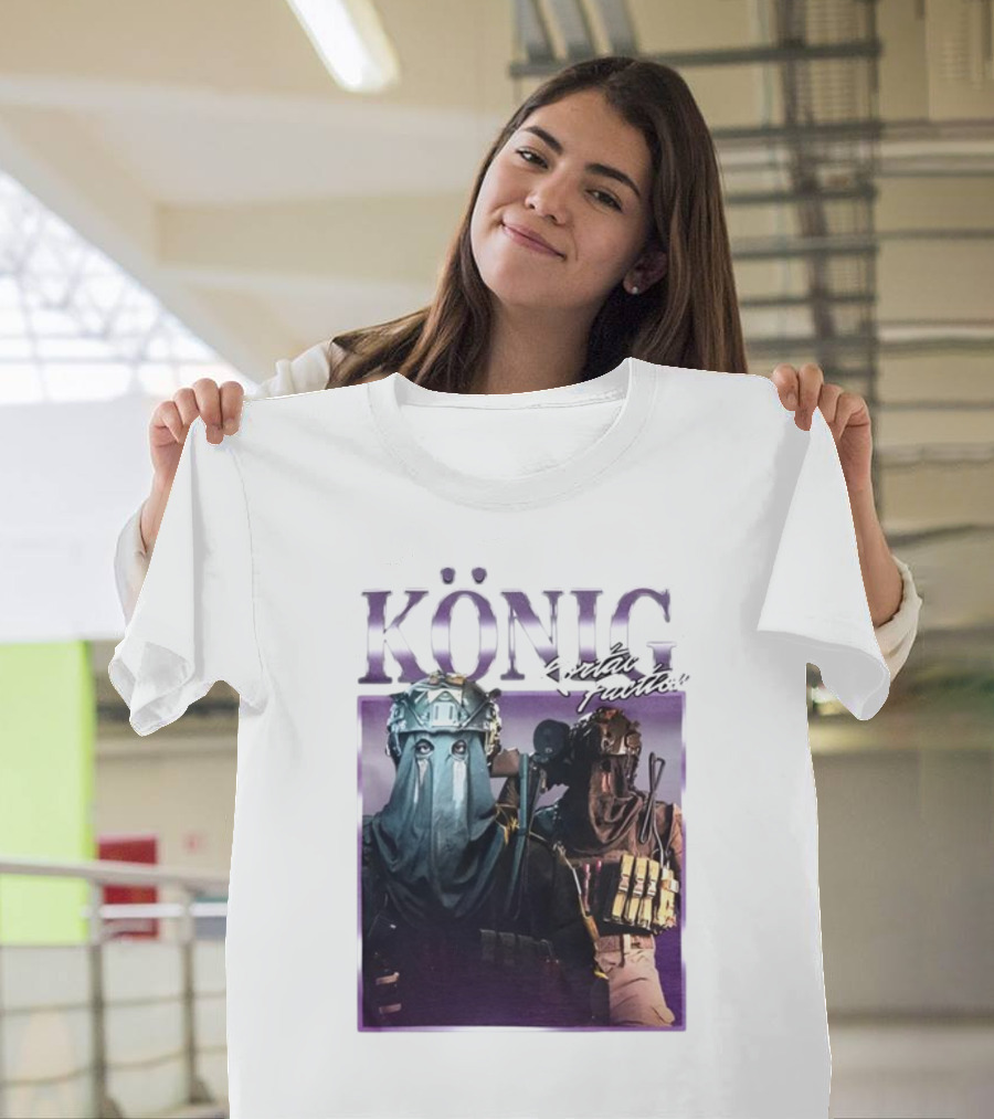 König Kortac Faction Masked Figures With Tactical Gear T-Shirt