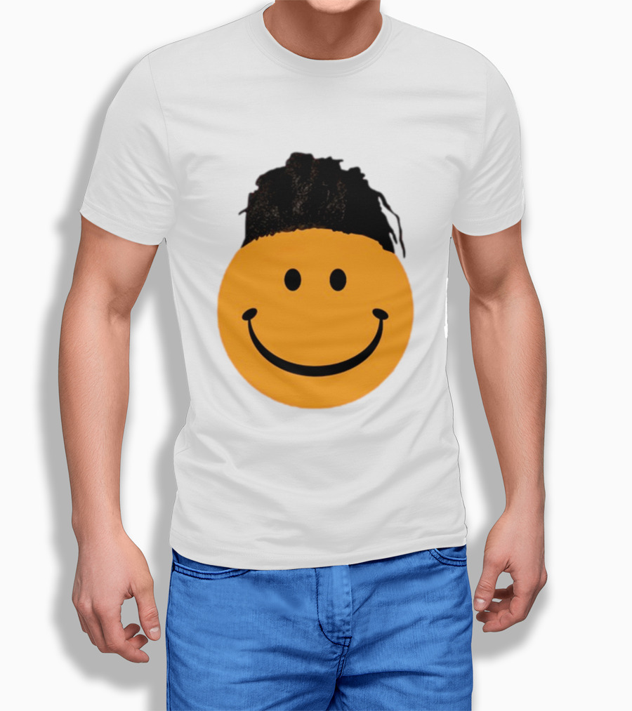 Smiling Face Have A Nice Game Emoji With Hair T-Shirt