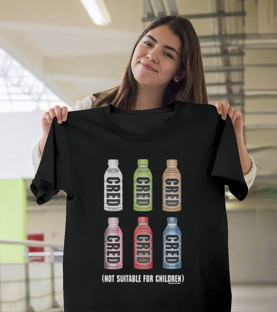 South Park Cred Bottles Mellow Mega Lime Oatmeal Gunk Nuts German Water Not Suitable For Children T-Shirt