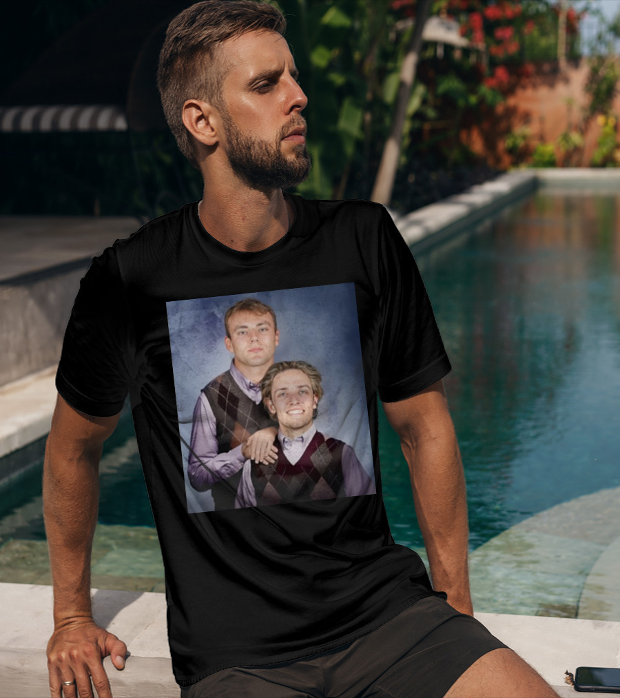 Carson Beck Brock Bowers Step Brothers Comedy Portrait T-Shirt
