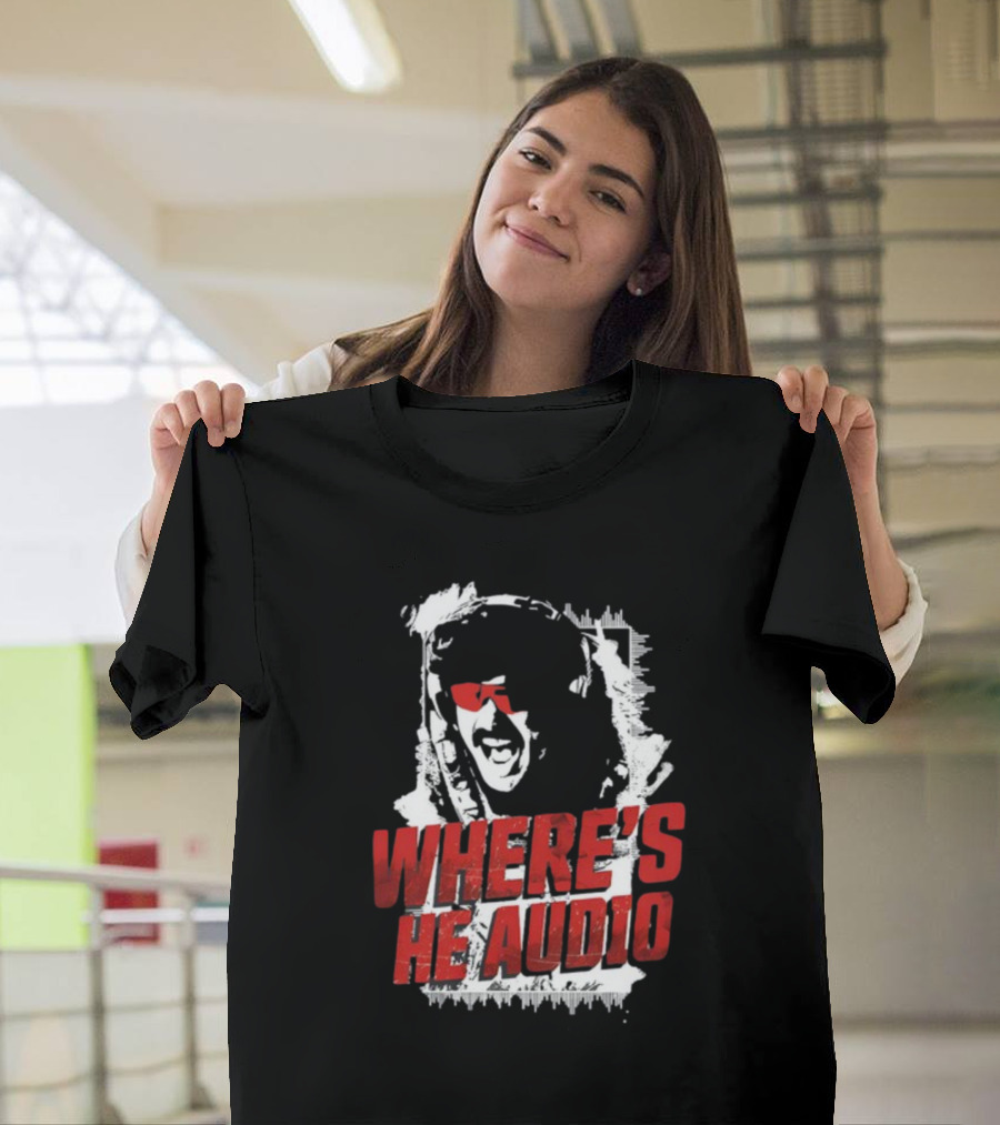 Dr Disrespect Where's He Audio T-Shirt