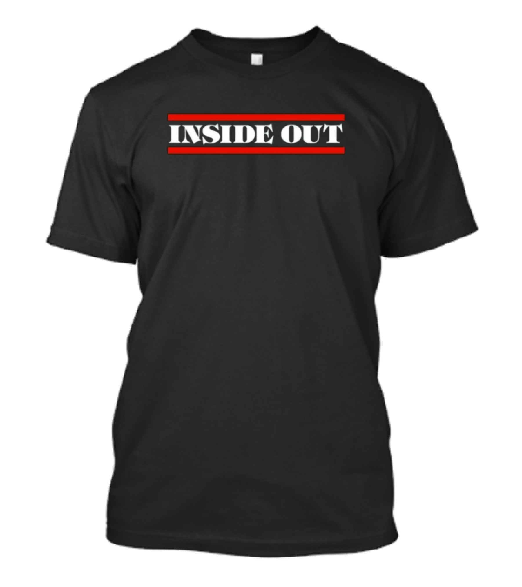 Inside Out No Spiritual Surrender Band Logo Black Flag T-Shirt