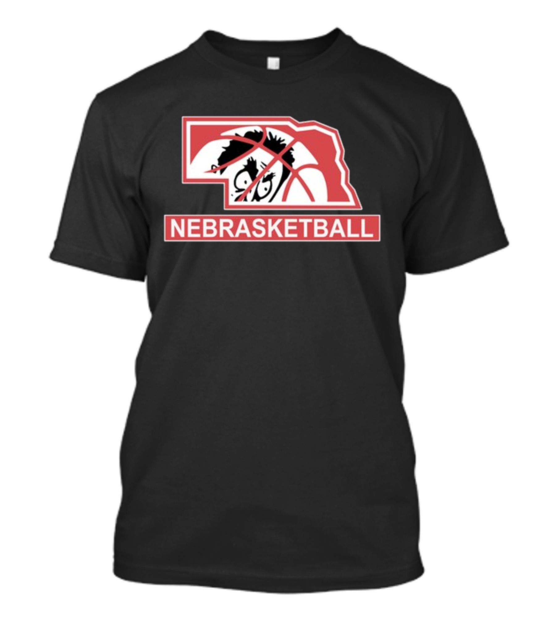 Nebraska Basketball Nebrasketball Lincoln State Mascot T-Shirt