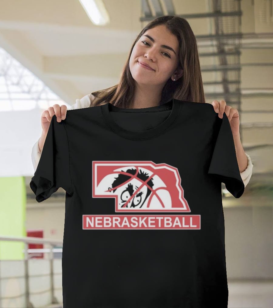 Nebraska Basketball Nebrasketball Lincoln State Mascot T-Shirt
