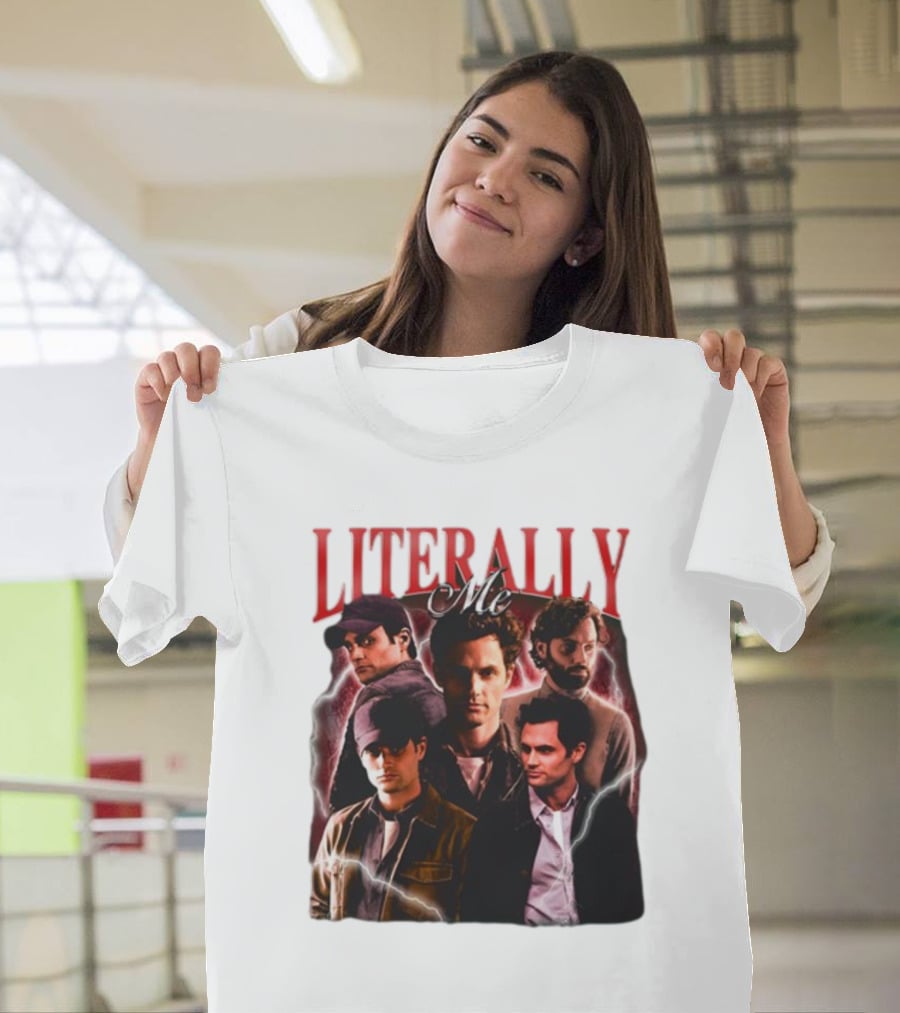 Notsafeforwear Joe Goldberg Literally Me Collage T-Shirt