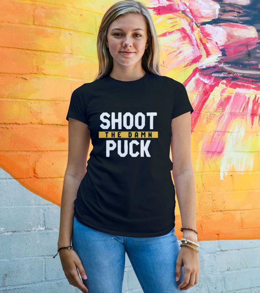 Pittsburgh Shoot The Damn Puck T-Shirt