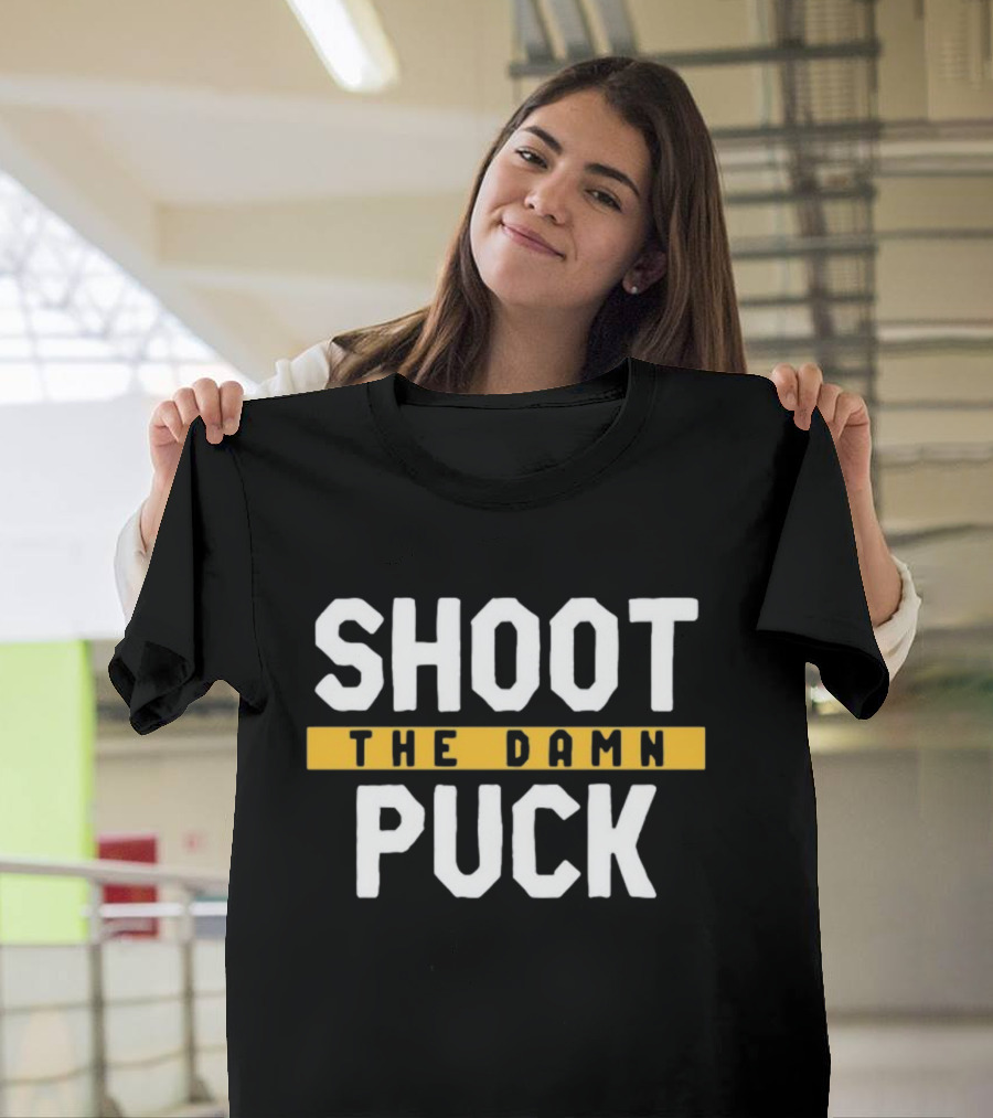Pittsburgh Shoot The Damn Puck T-Shirt