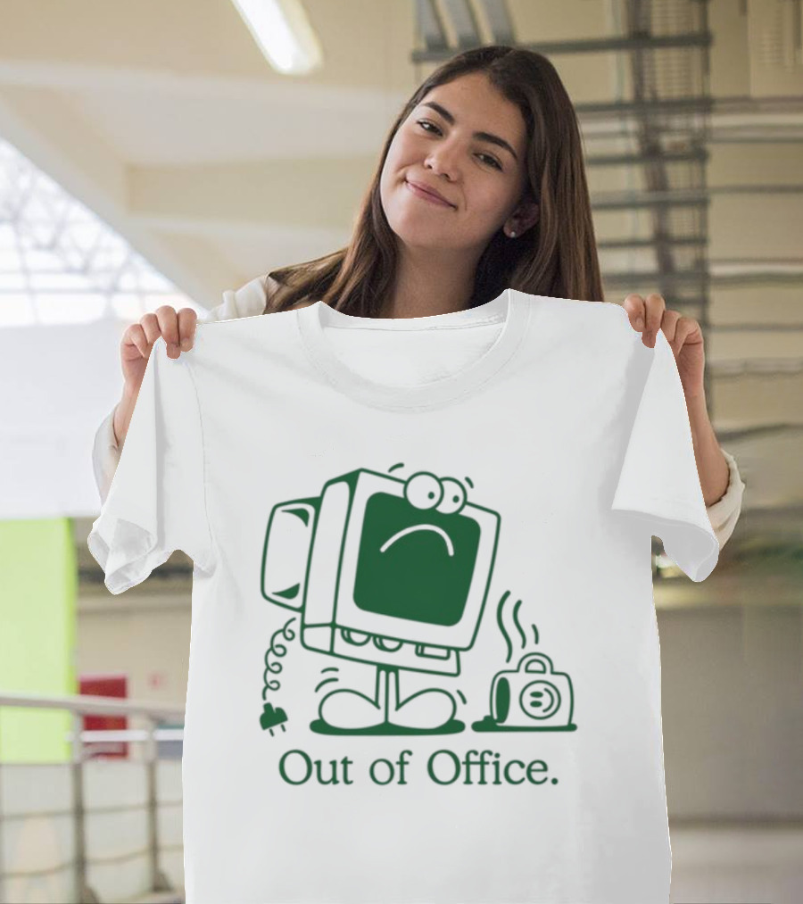 José Pablo Classic Computer Sad Face Out Of Office T-Shirt
