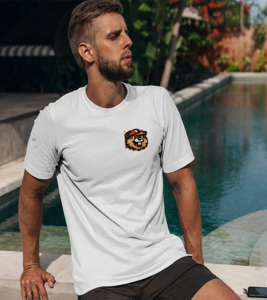 Digital Dam The Pac 2 Oregon State Beaver Retro Pixel T-Shirt