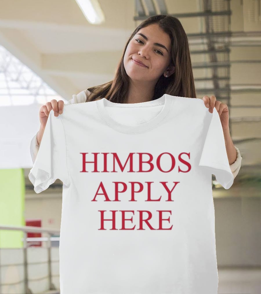 Himbos Apply Here Red T-Shirt