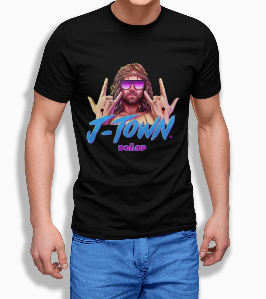 J Town The Dollop Retro Style Graphic By Jamesfosdike T-Shirt