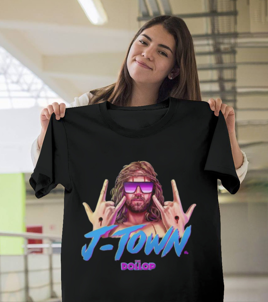 J Town The Dollop Retro Style Graphic By Jamesfosdike T-Shirt