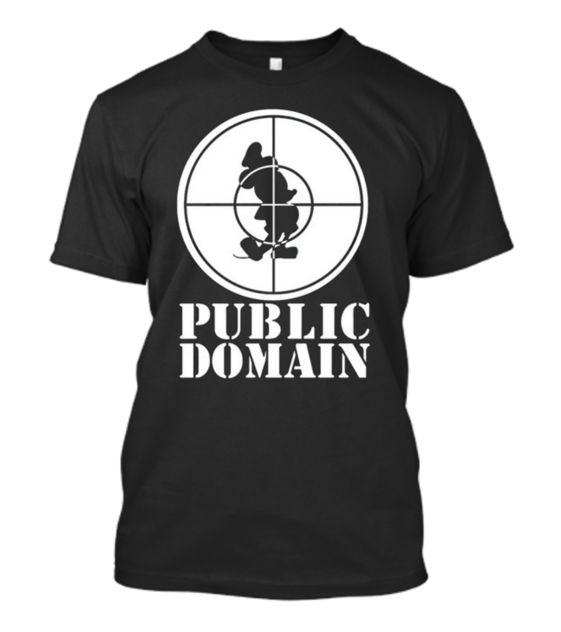 Public Domain Mickey Mouse Target T-Shirt