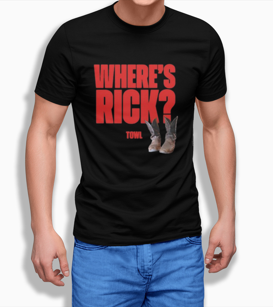 The Walking Dead Where's Rick Boots Towl T-Shirt