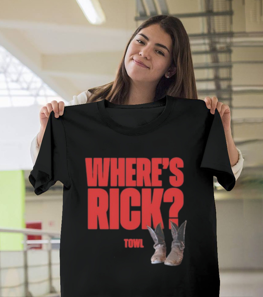 The Walking Dead Where's Rick Boots Towl T-Shirt