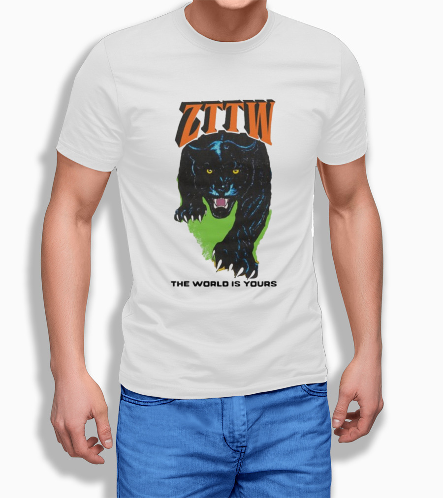 ZTTW The World Is Yours Black Panther T-Shirt