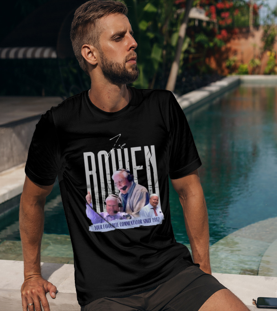 Joe Bowen Your Favourite Commentator Since 1982 Bowenjellythreads T-Shirt