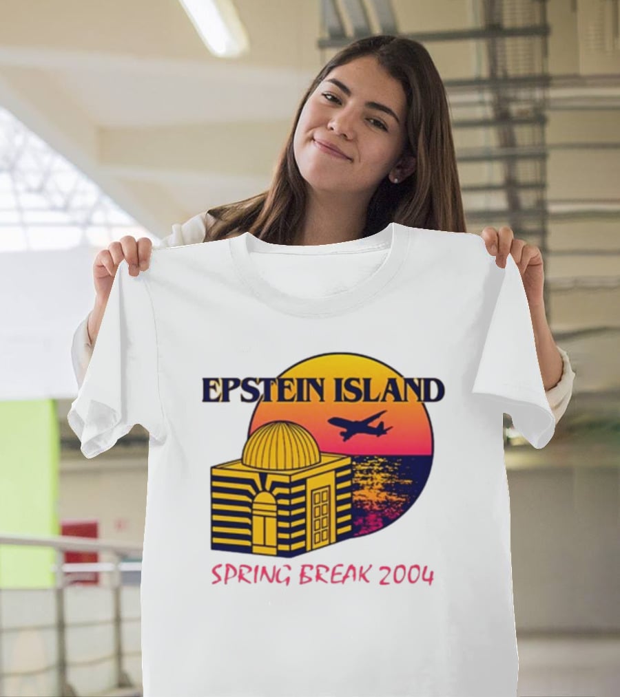 Shitheadsteve Epstein Island Airplane Dome Sunset Spring Break 2004 T-Shirt