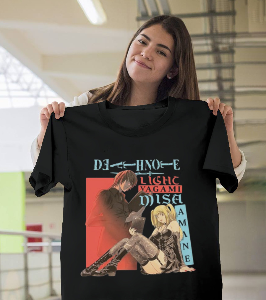 Death Note Light Yagami Misa Amane T-Shirt