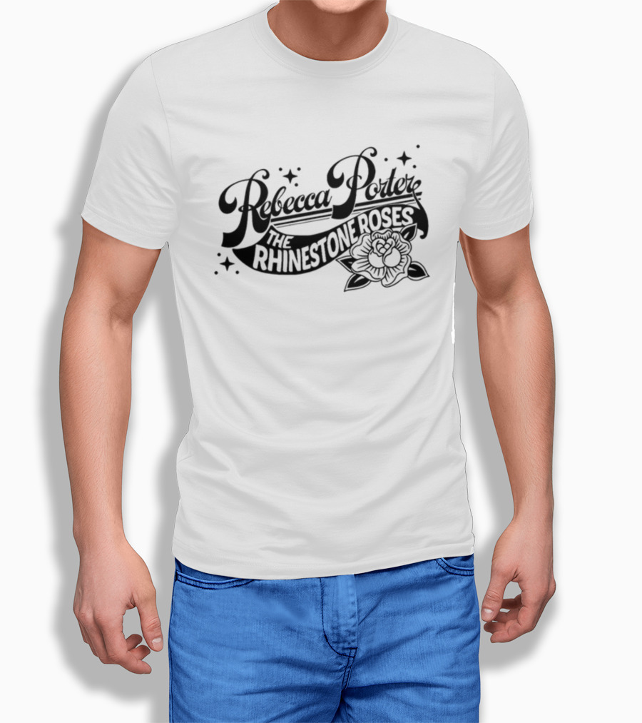 Rebecca Porter And The Rhinestone Roses Vintage Floral T-Shirt