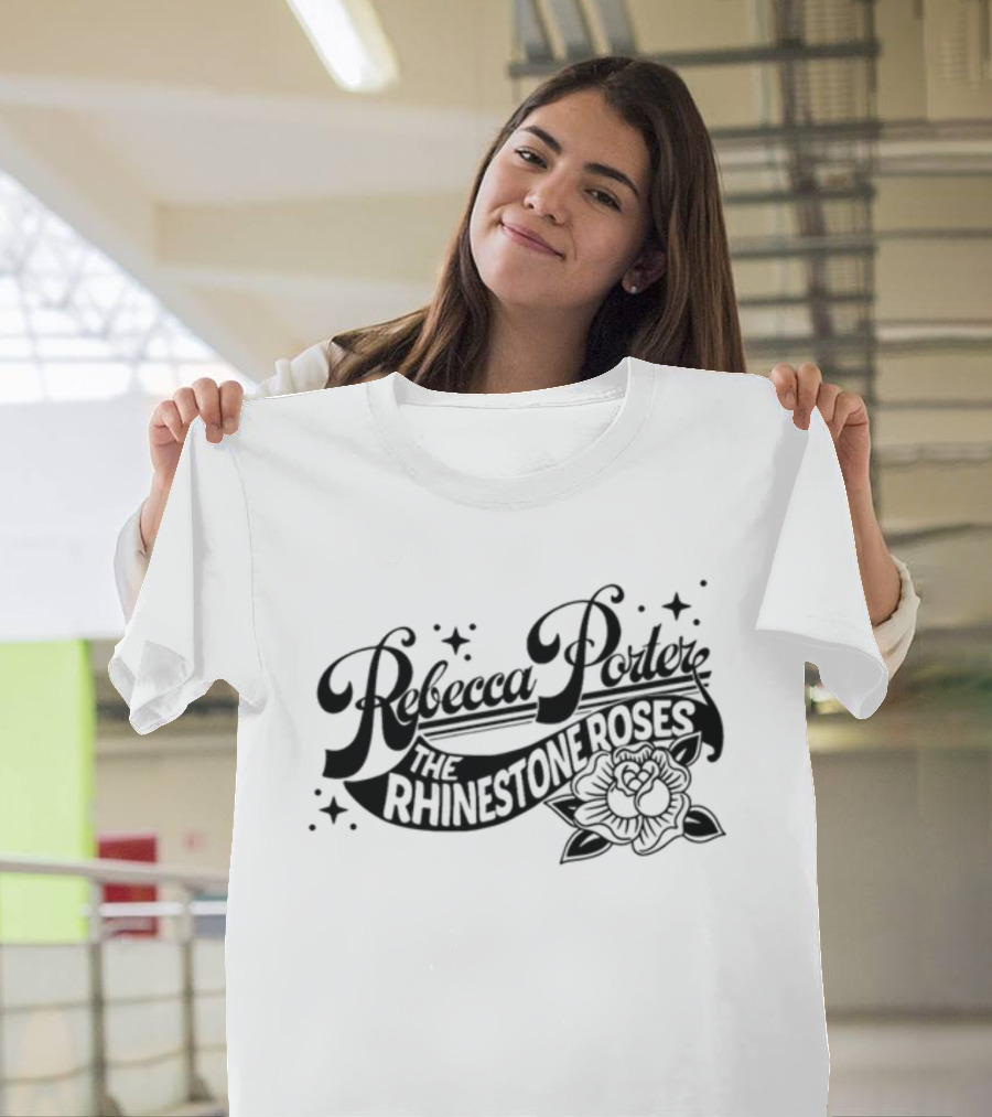 Rebecca Porter And The Rhinestone Roses Vintage Floral T-Shirt