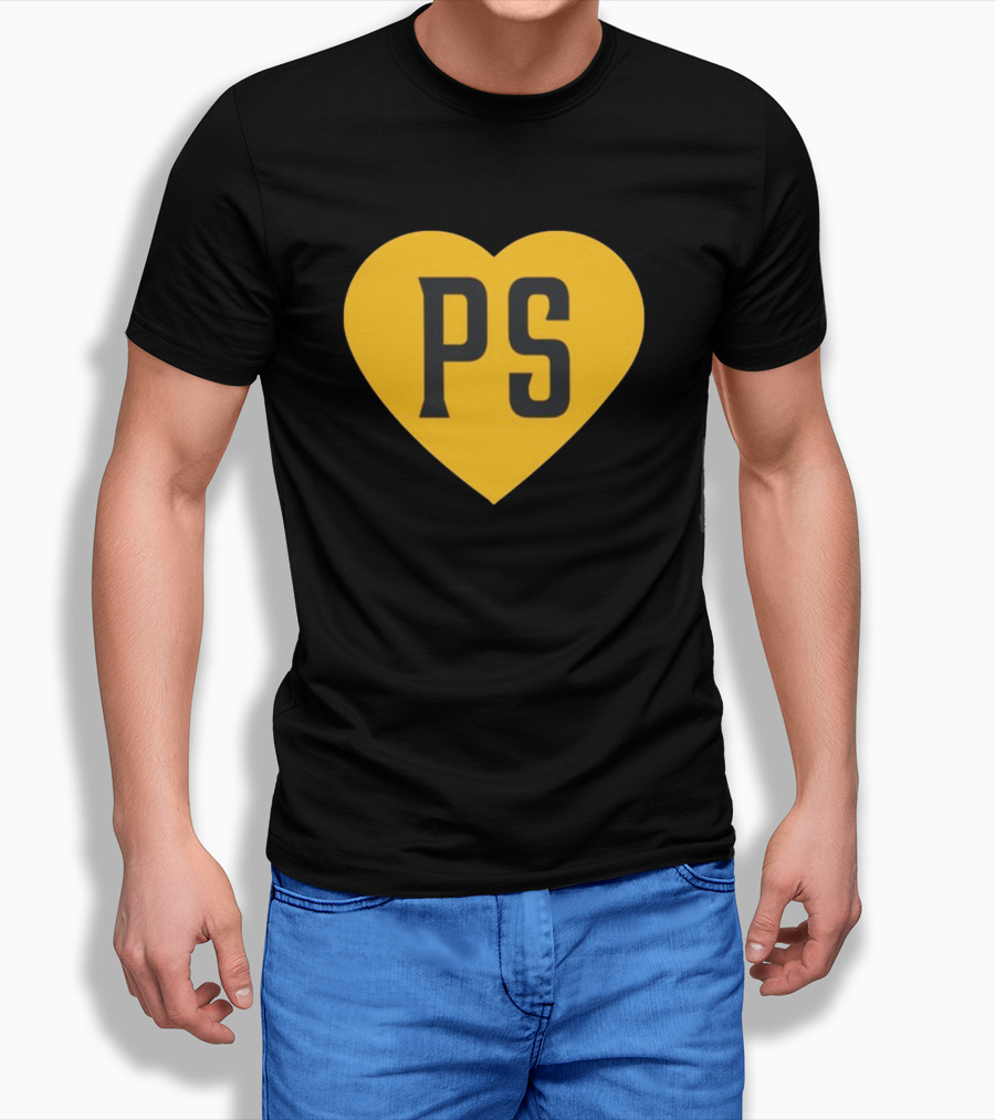 Peter Seidler PS Yellow Heart T-Shirt