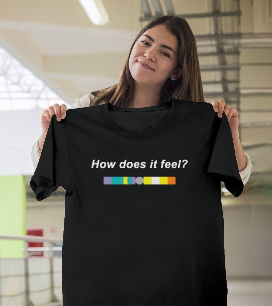 Blue Monday How Does It Feel Color Stripes Palette T-Shirt