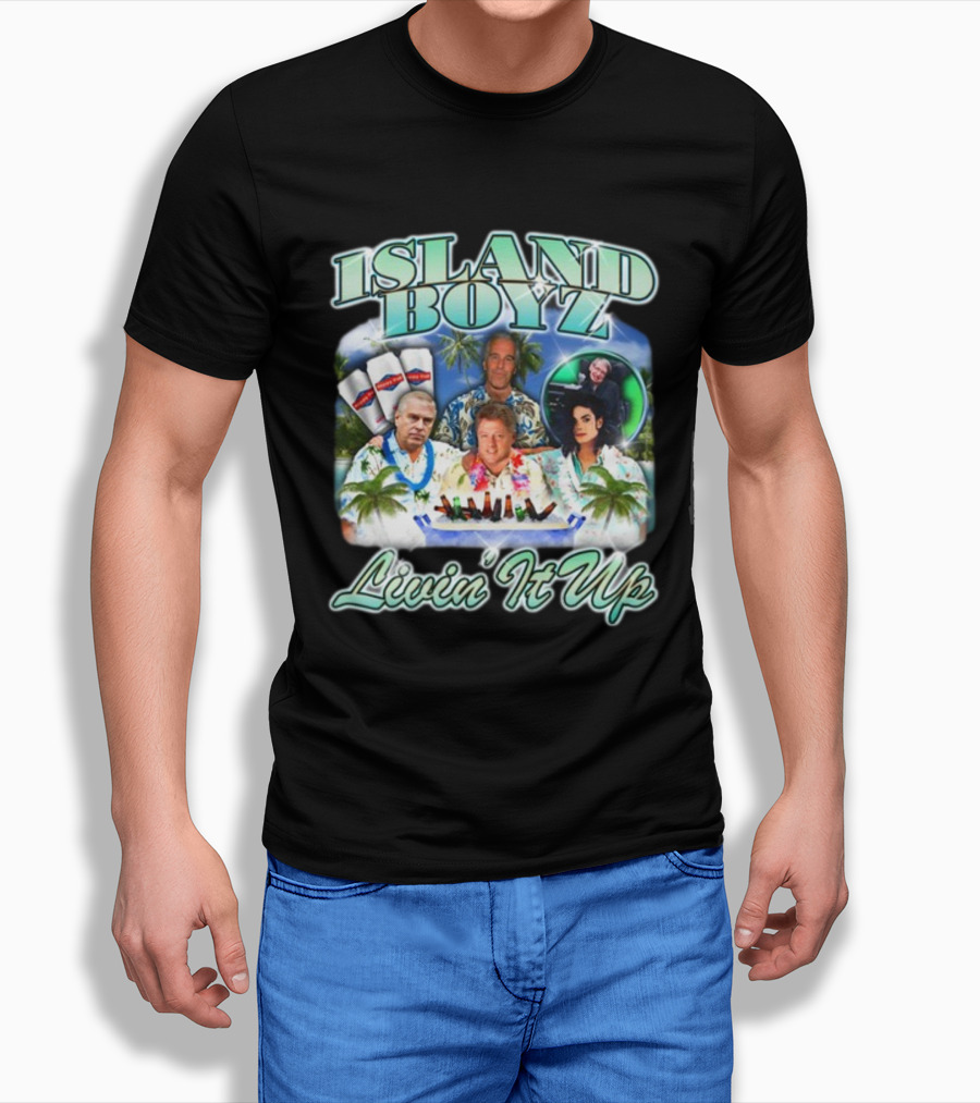 Island Boyz Livin It Up With Tropical Vibes And Friends T-Shirt