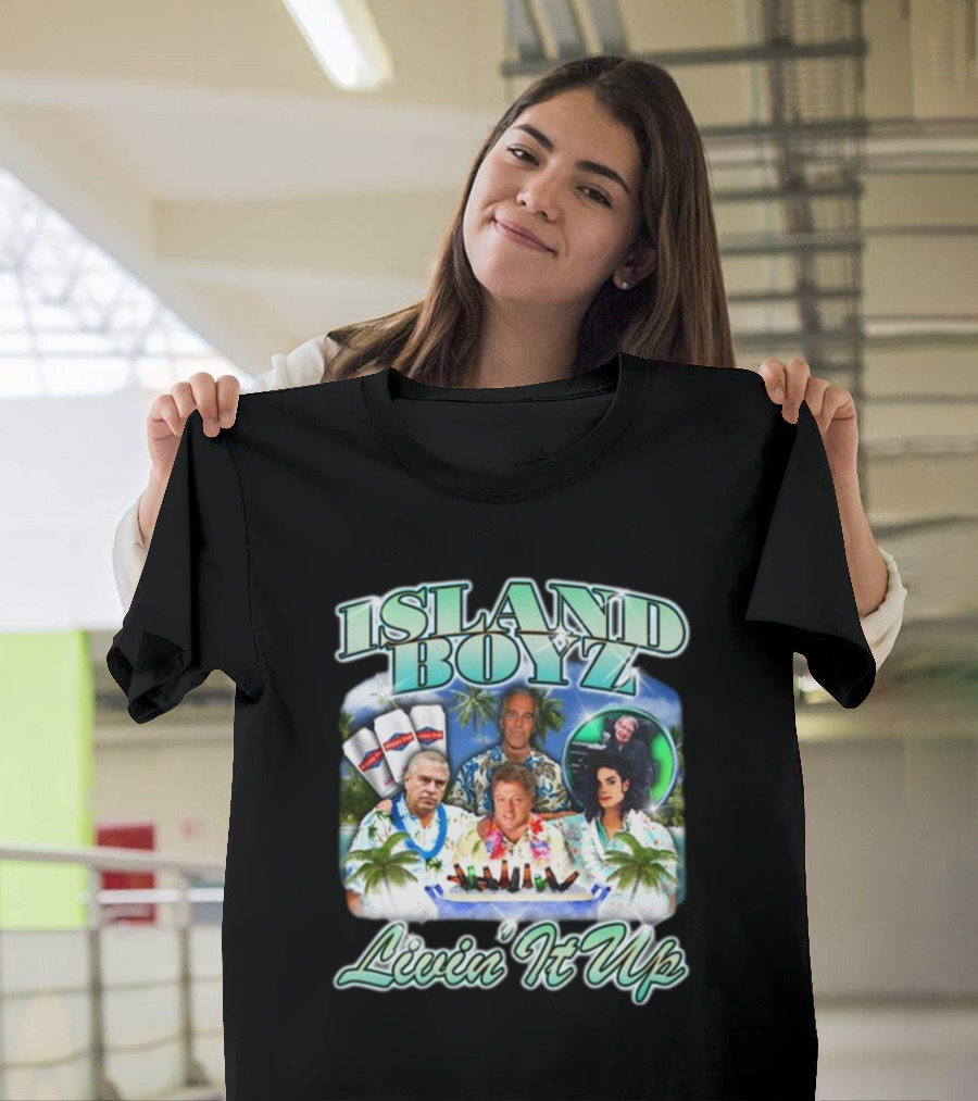 Island Boyz Livin It Up With Tropical Vibes And Friends T-Shirt