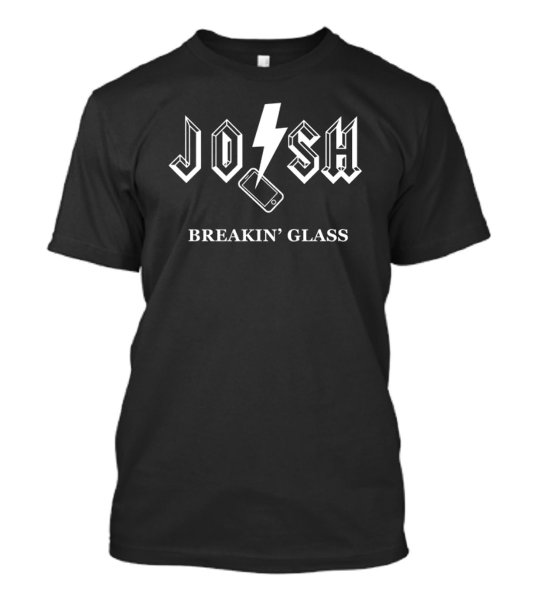 JOSH Breakin' Glass With Lightning And Phone T-Shirt