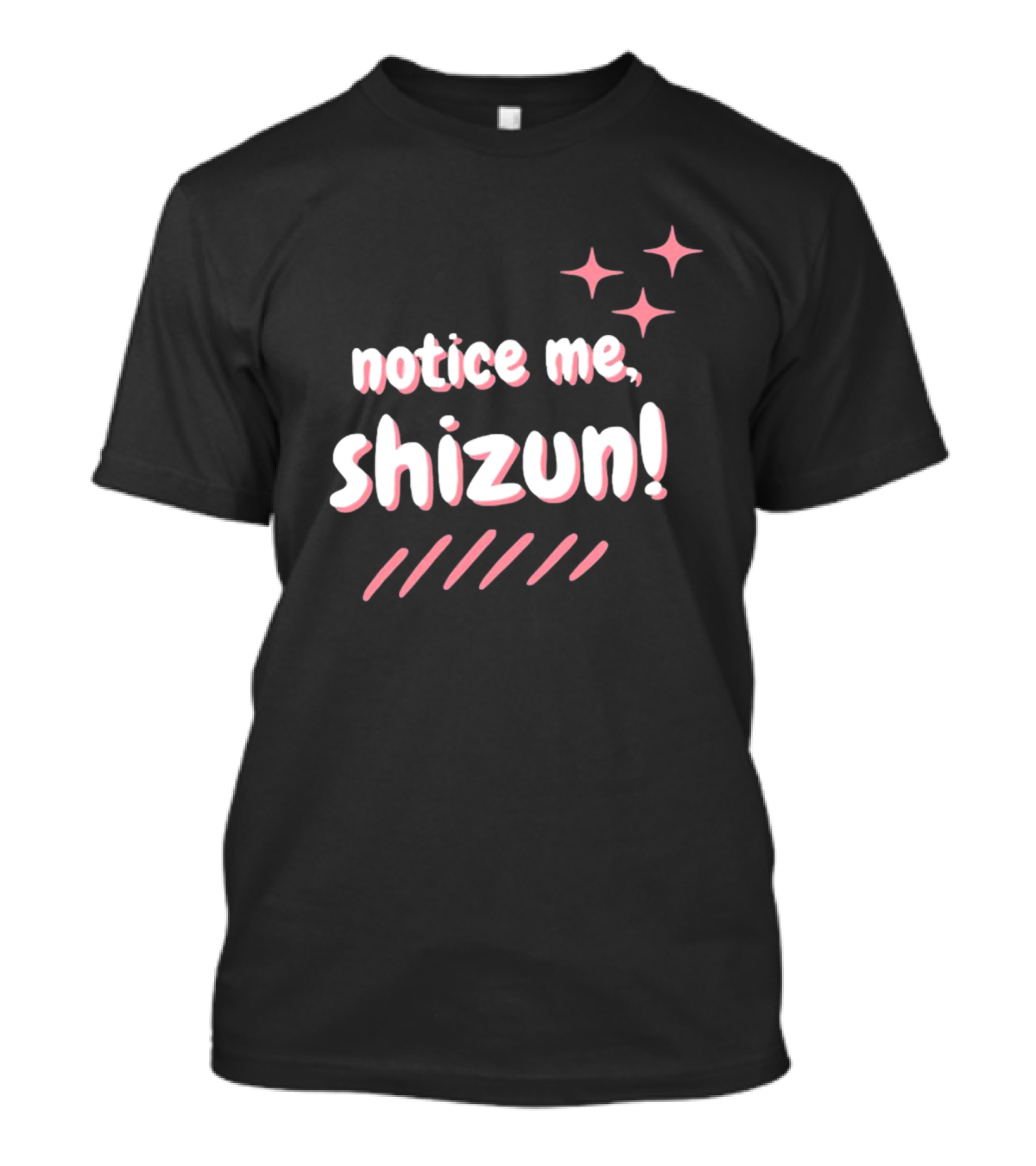 Notice Me Shizun Stars Pink Stripes T-Shirt