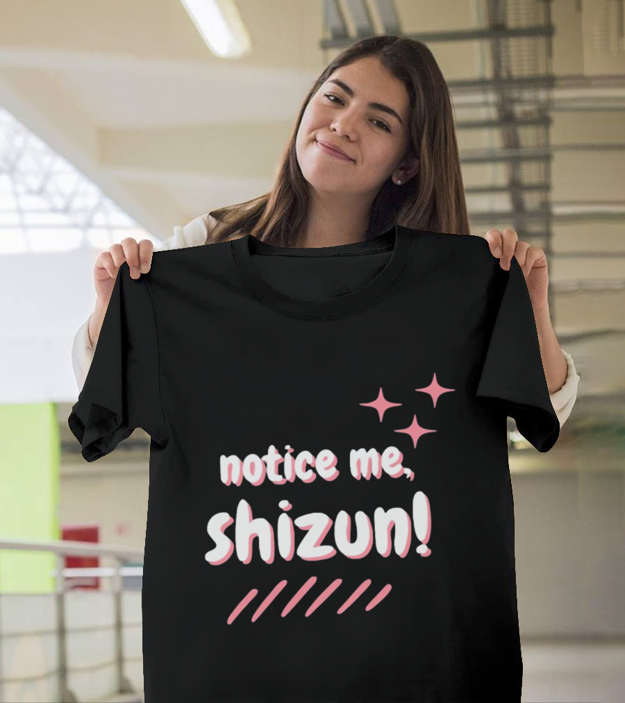 Notice Me Shizun Stars Pink Stripes T-Shirt
