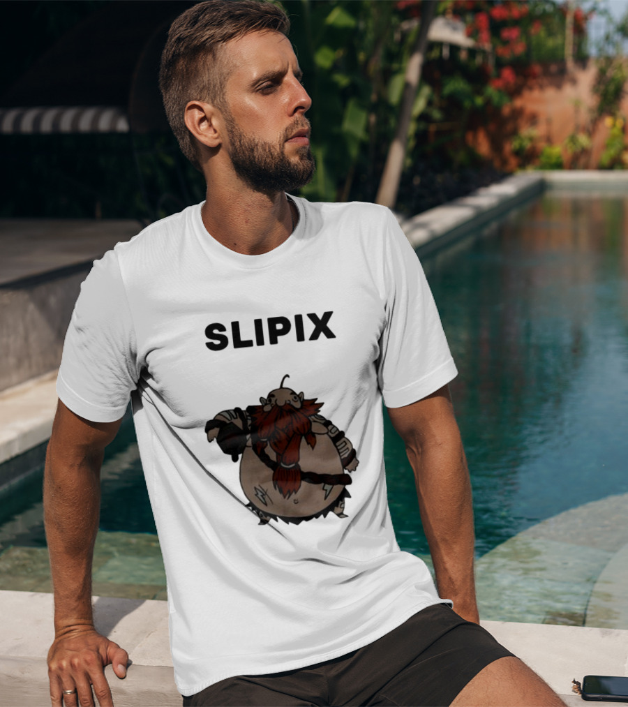 Slipix Tds Character Bold Bearded Figure T-Shirt