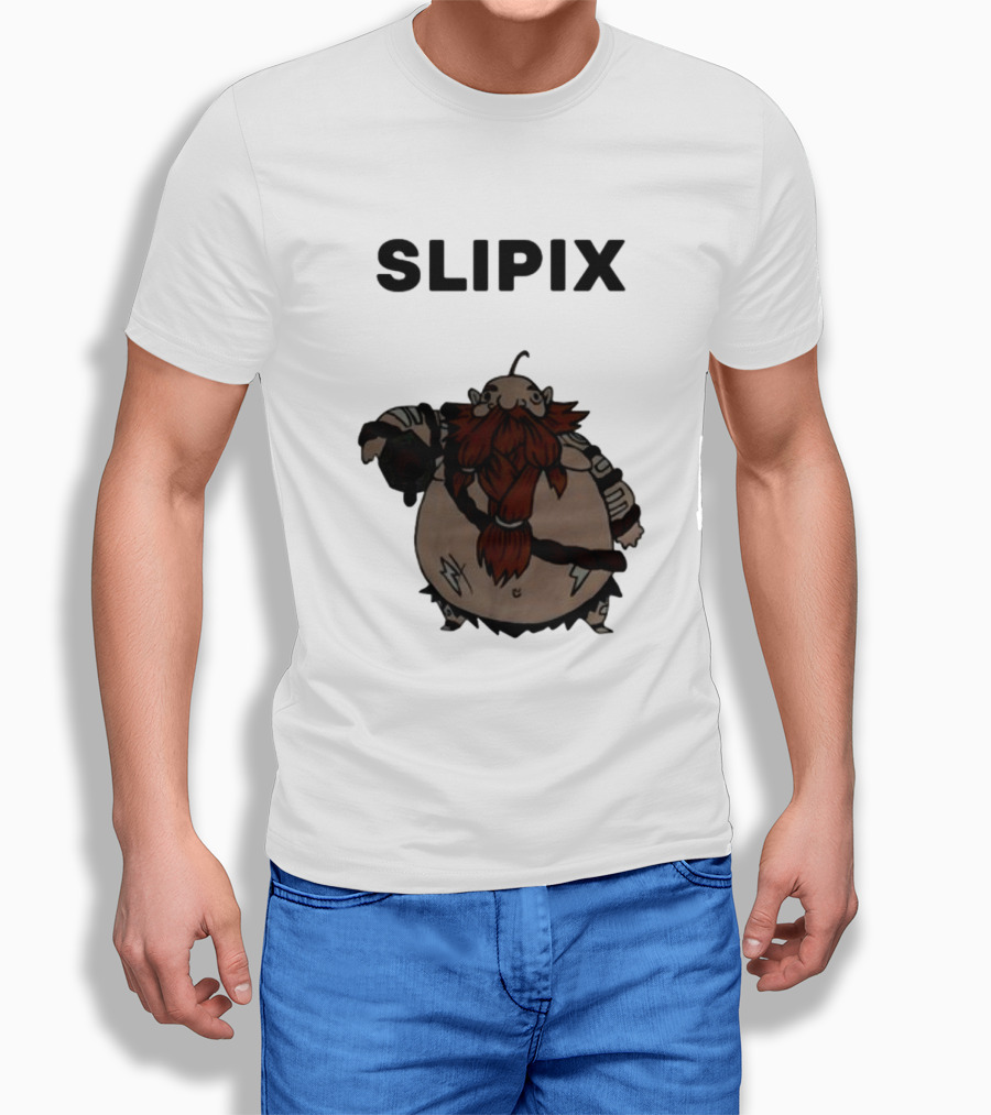 Slipix Tds Character Bold Bearded Figure T-Shirt