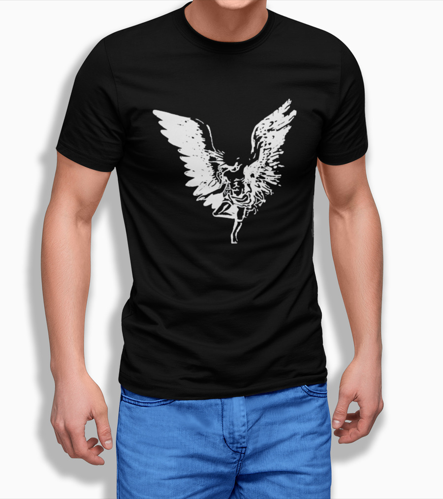 Therapy When I Get Rich All The Homies Getting Therapy Angel Wings T-Shirt