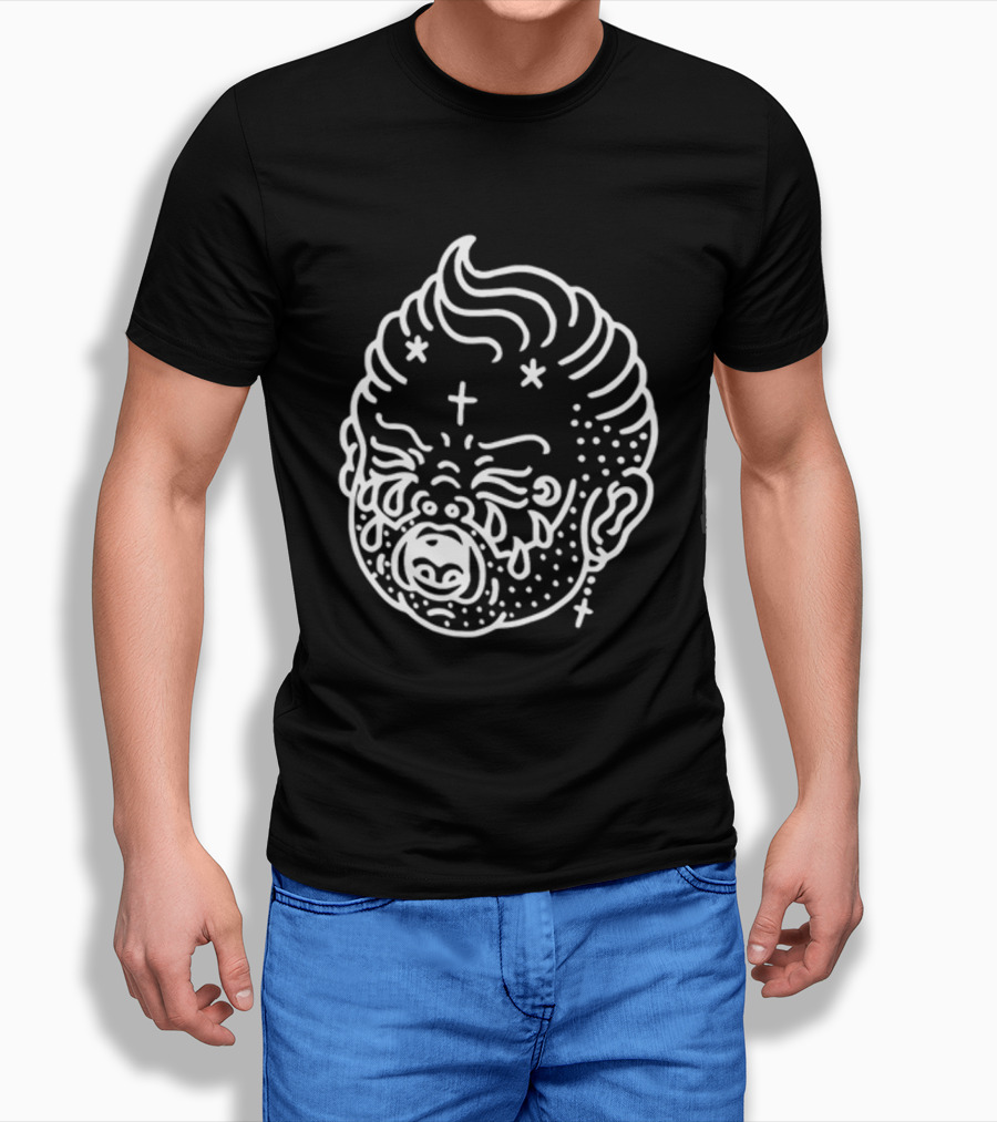 Wade Macneil Crybaby Monochrome T-Shirt