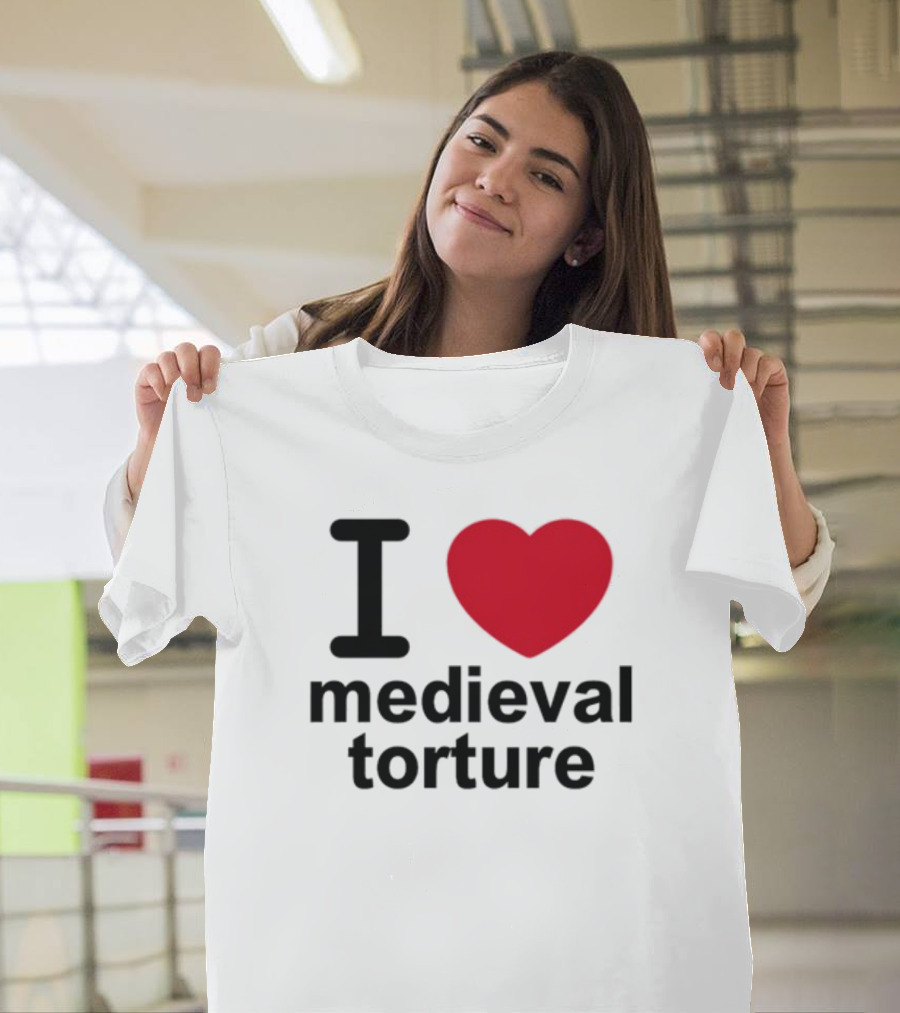Wii Goth I Love Medieval Torture T-Shirt