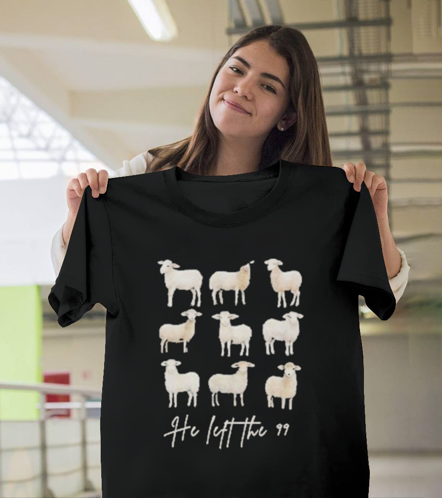 He Left The 99 Women’s Lost Sheep Printed T-Shirt