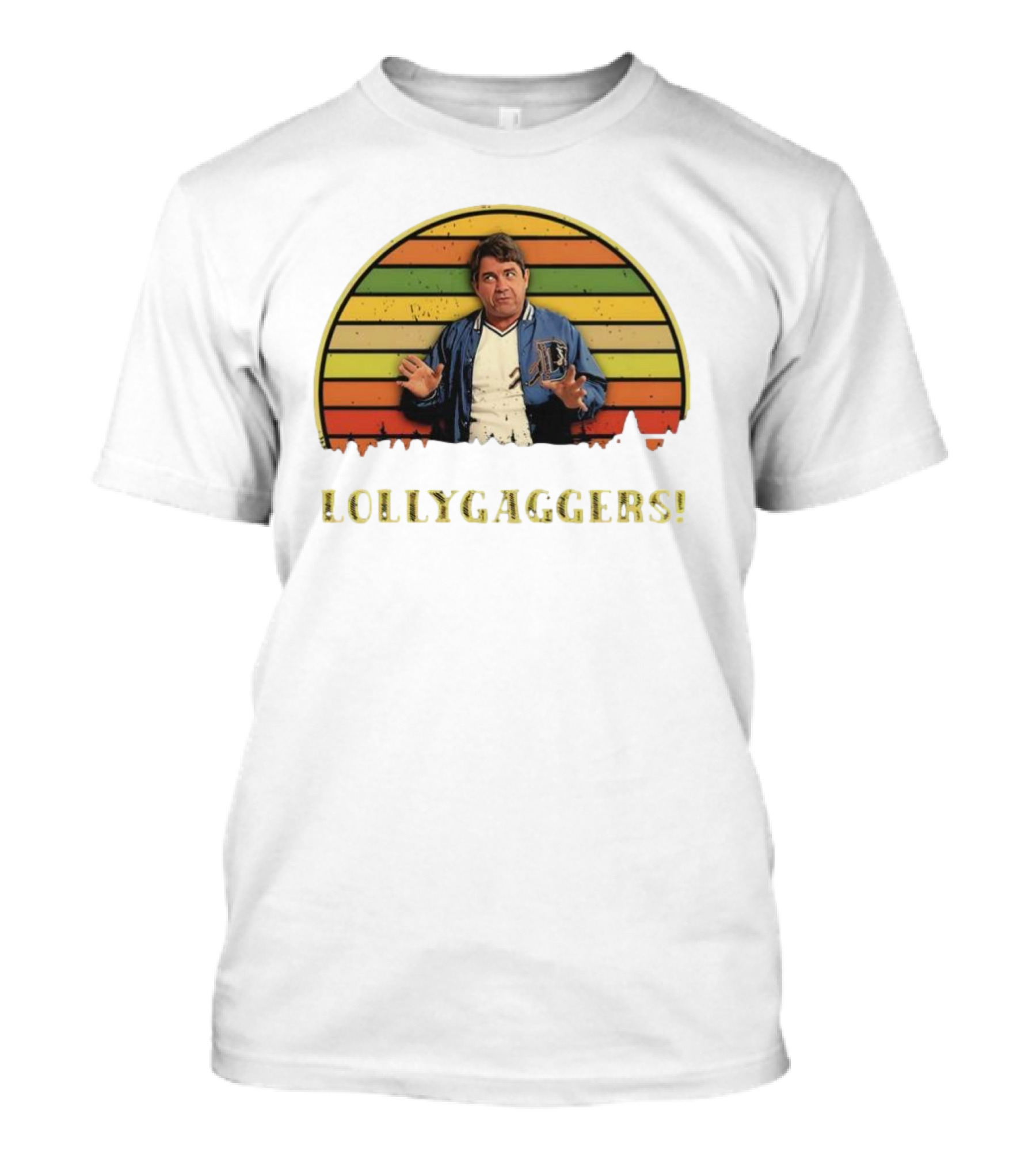 Lollygaggers Vintage Retro Rainbow Jacket T-Shirt