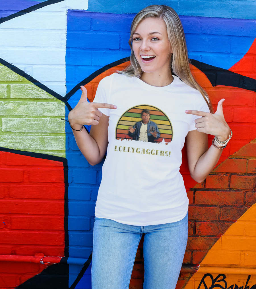 Lollygaggers Vintage Retro Rainbow Jacket T-Shirt