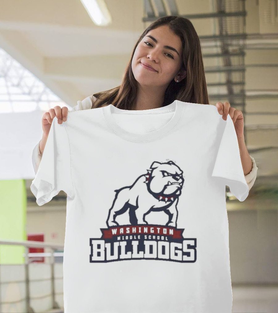 Washington Middle School Bulldogs Mascot T-Shirt
