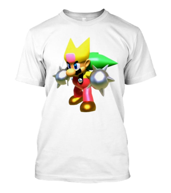 Komorebi Mario Spiky Power-Up Cosplay Character T-Shirt