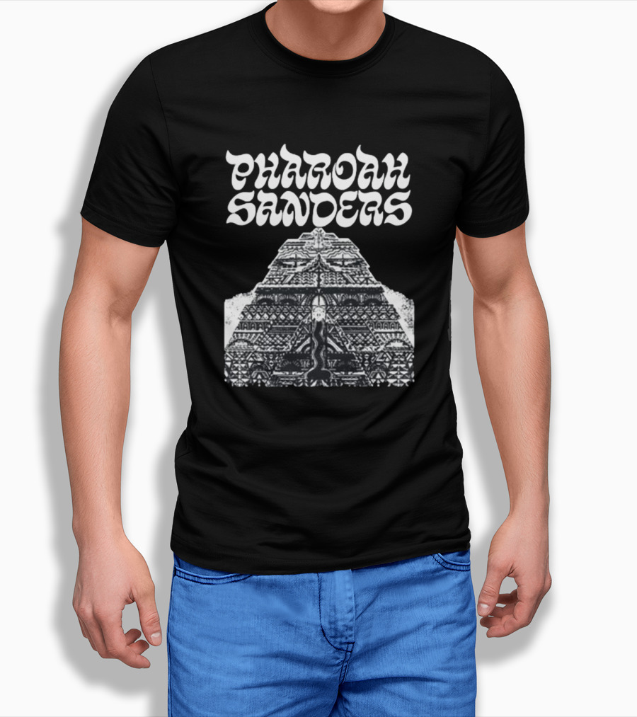 Pharoah Sanders Pyramid Artwork Psychedelic T-Shirt