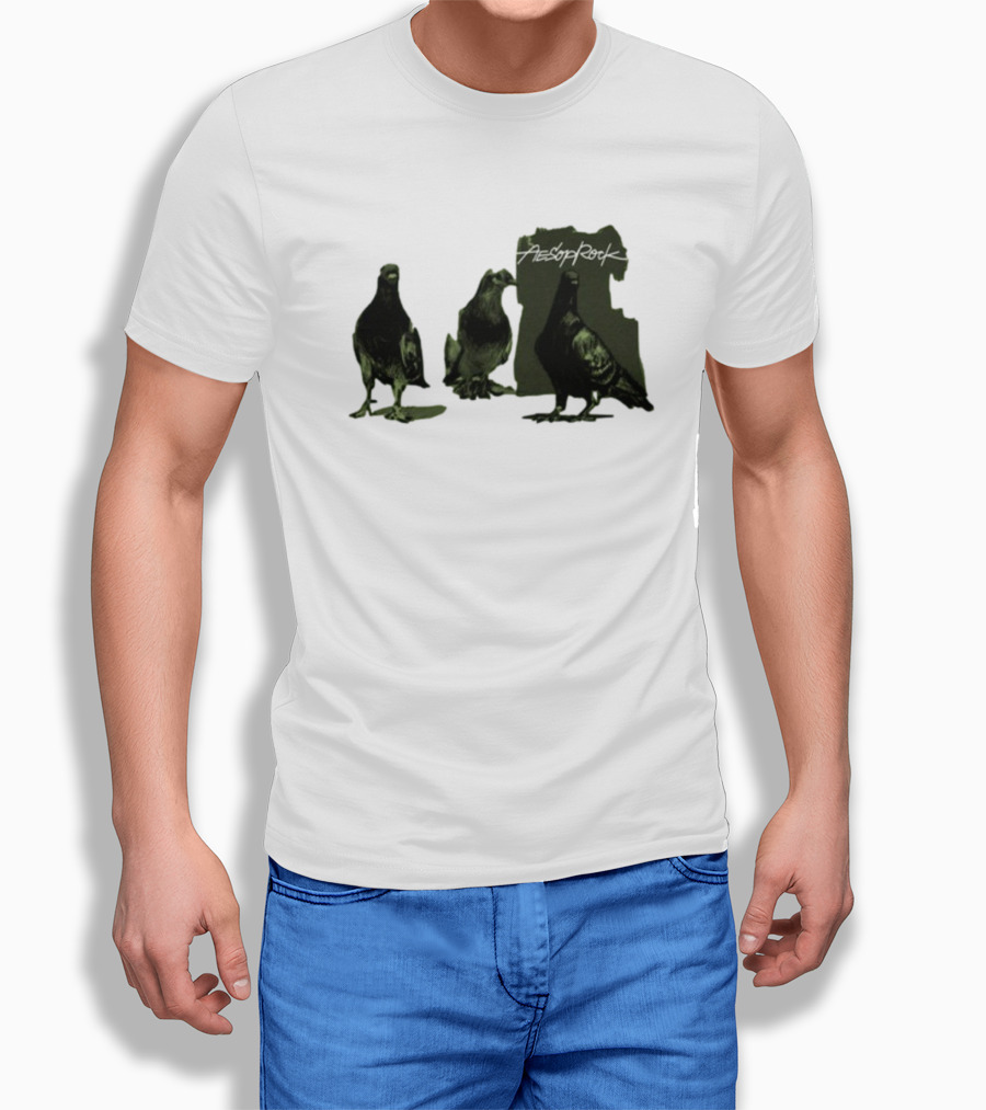 Aesop Rock Pigeonometry Three Pigeons T-Shirt