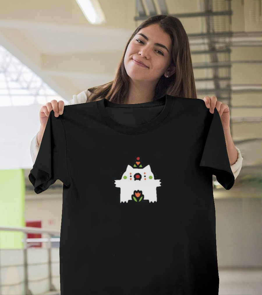 Sillynub Bootee Tulip Clown Cat Edition Leon Cute Party Hat Cat With Tulip Accents T-Shirt