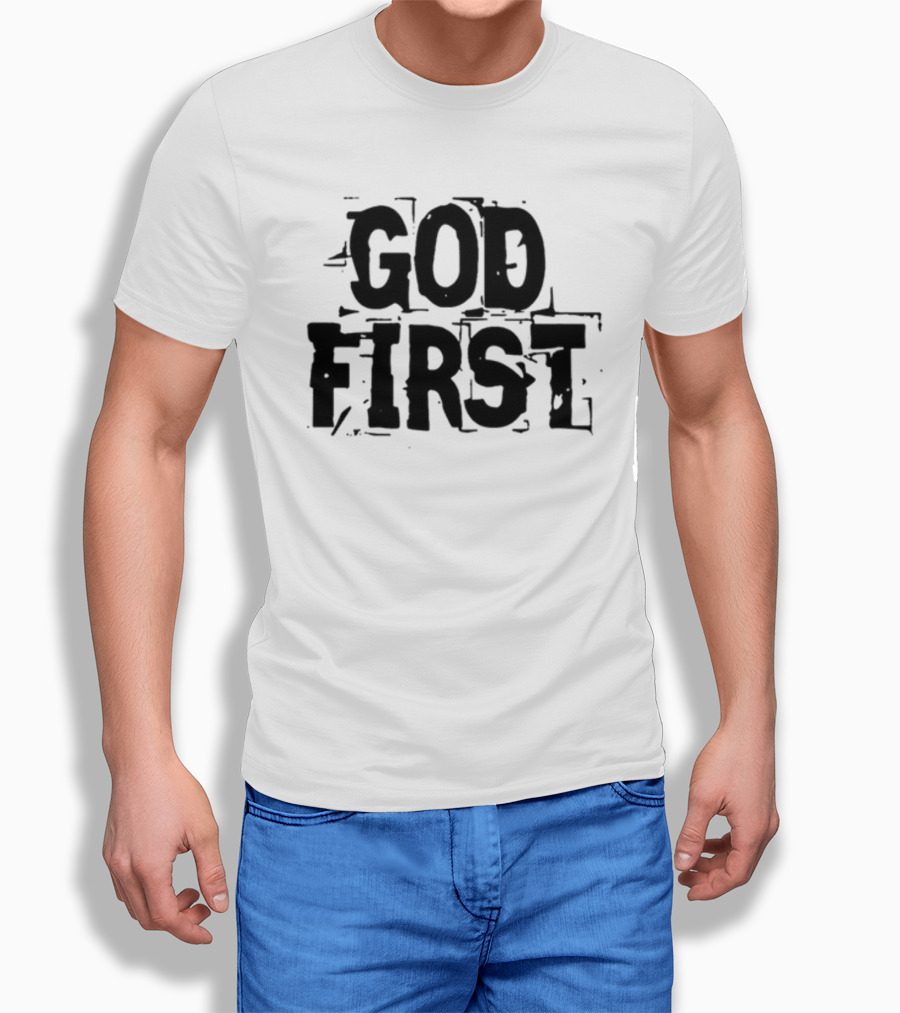 Reformedbychrist God First Faithful Priority T-Shirt