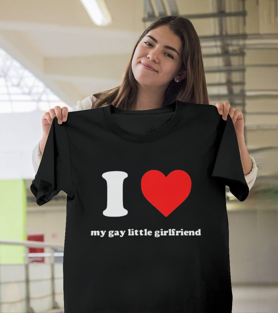 I Heart My Gay Little Girlfriend Vinny Mauro T-Shirt